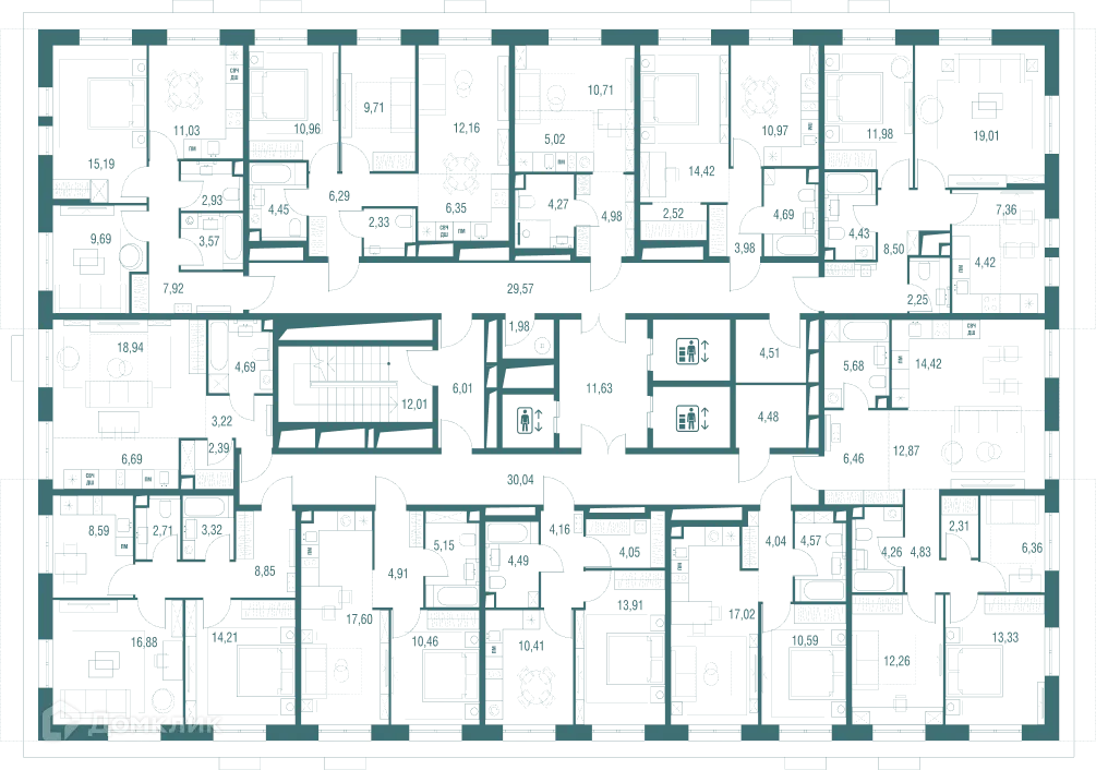 Фото квартиры в ЖК "Одинбург"
