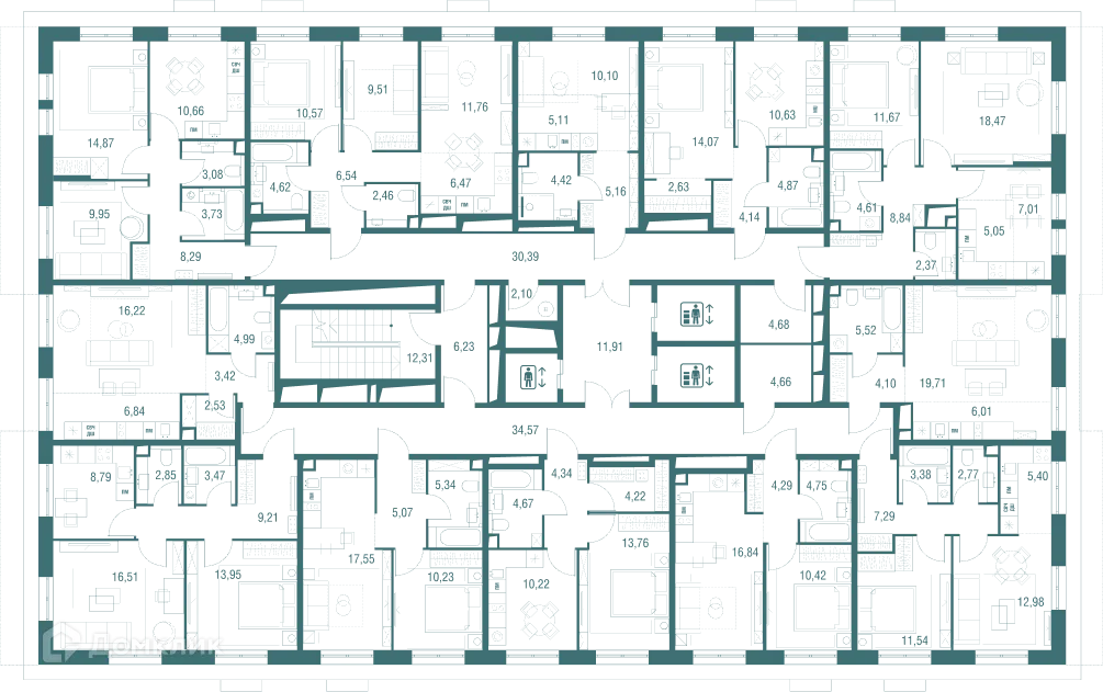 Фото квартиры в ЖК "Одинбург"