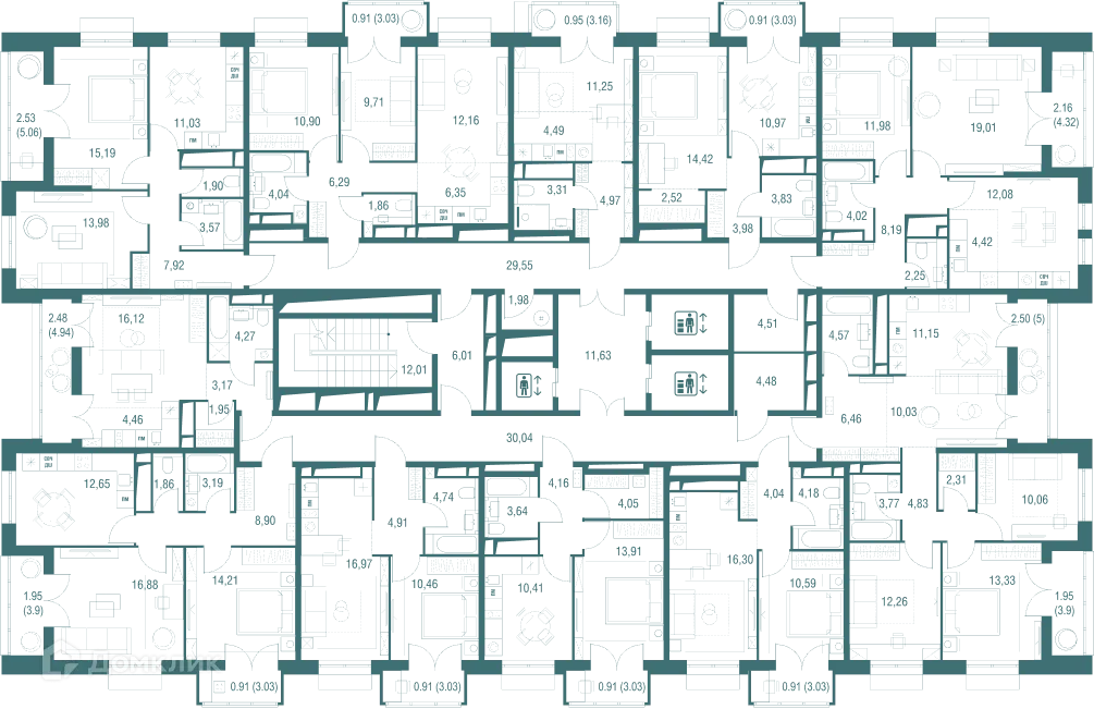 Фото квартиры в ЖК "Одинбург"