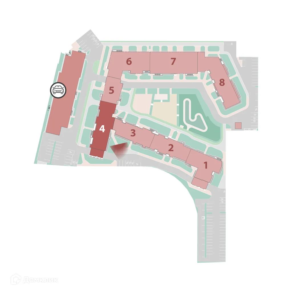 Планировка 1-комнатной квартиры 32.86 м² в ЖК "Полис ЛАВрики", г. Мурино — фото 3