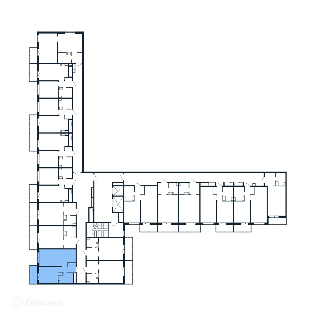 Планировка 1-комнатной квартиры 34.2 м² в ЖК "Полис ЛАВрики", г. Мурино — фото 2