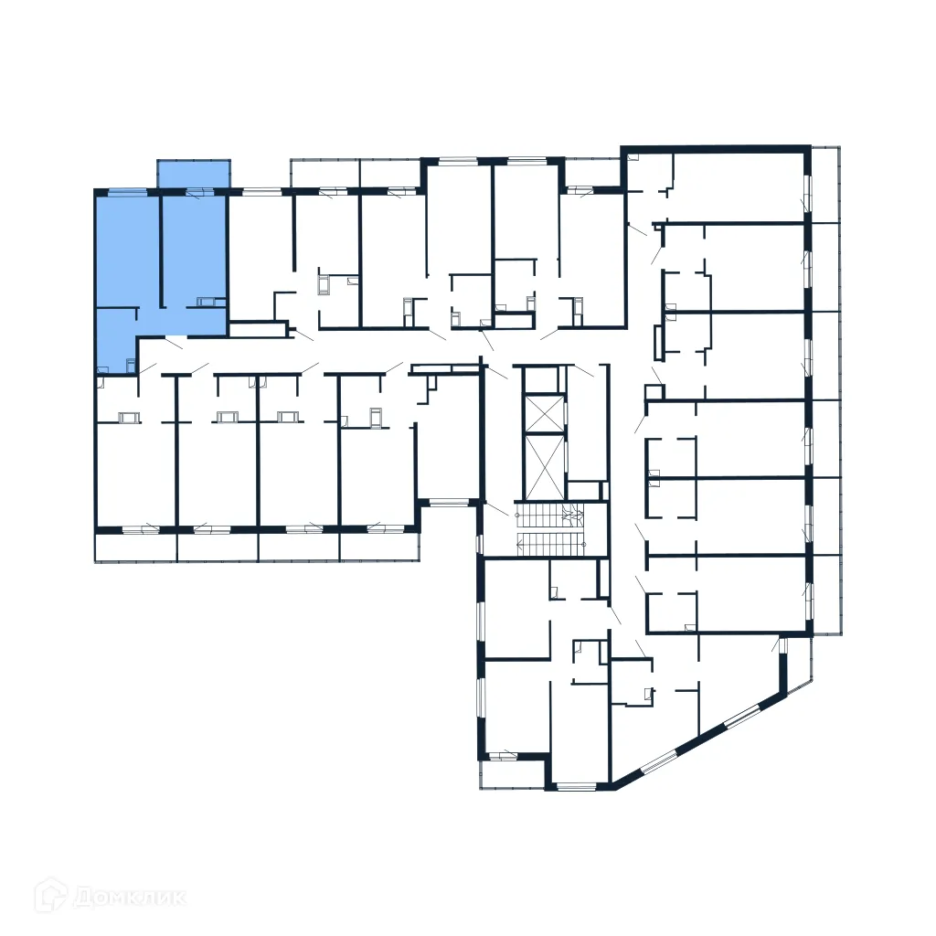 Планировка 1-комнатной квартиры 36.6 м² в ЖК "Полис ЛАВрики", г. Мурино — фото 2