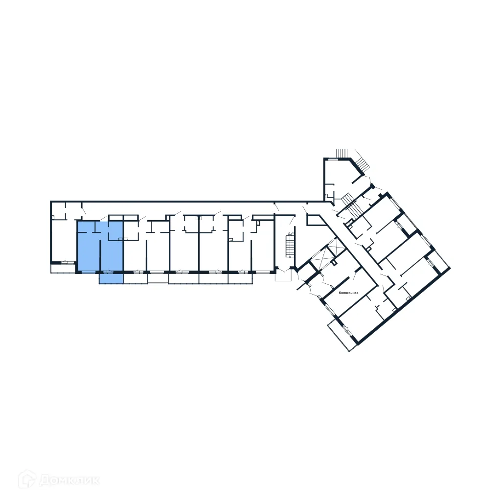 Планировка 1-комнатной квартиры 32.7 м² в ЖК "Полис ЛАВрики", г. Мурино — фото 2