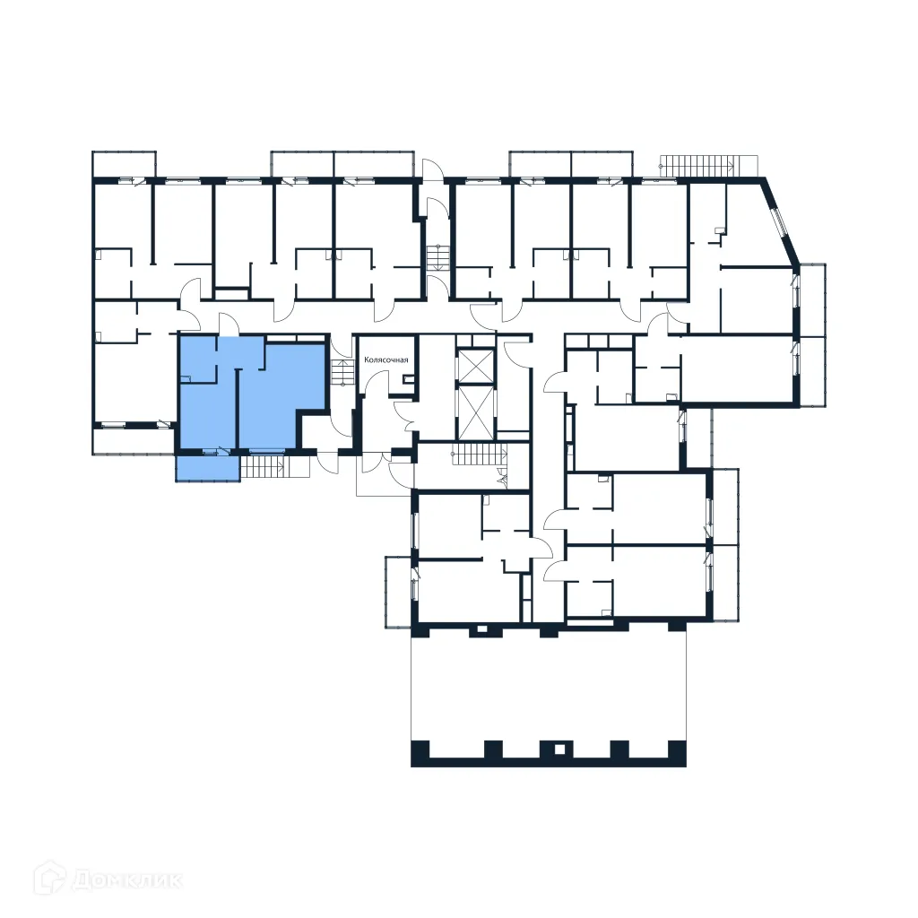 Планировка 1-комнатной квартиры 35.56 м² в ЖК "Полис ЛАВрики", г. Мурино — фото 2