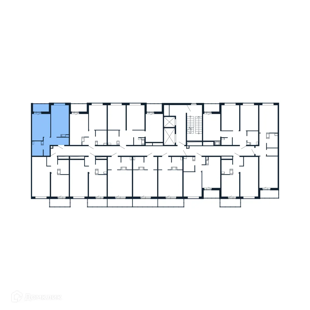 Планировка 1-комнатной квартиры 35.3 м² в ЖК "Полис ЛАВрики", г. Мурино — фото 2