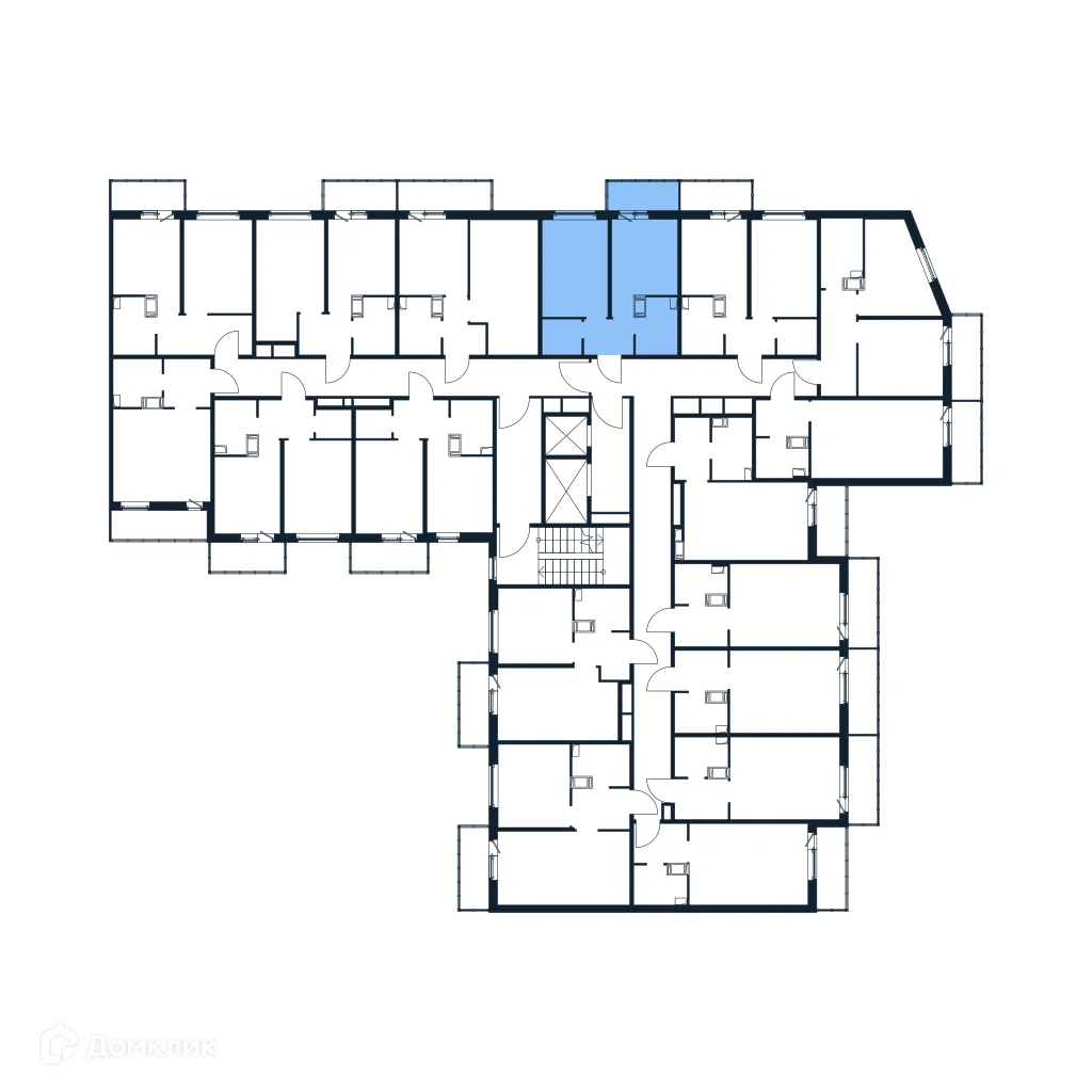 Планировка 1-комнатной квартиры 31.1 м² в ЖК "Полис ЛАВрики", г. Мурино — фото 2