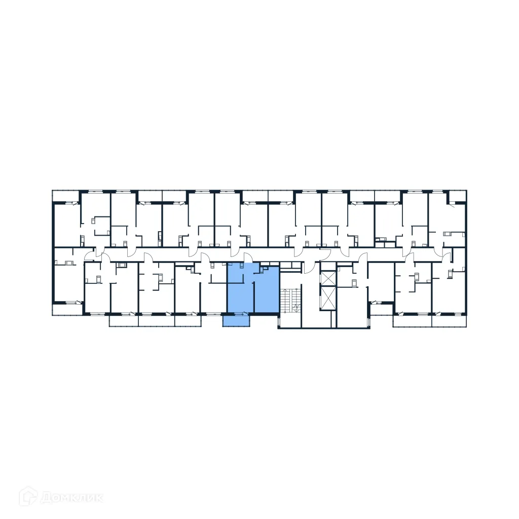 Планировка 1-комнатной квартиры 32.85 м² в ЖК "Полис ЛАВрики", г. Мурино — фото 2