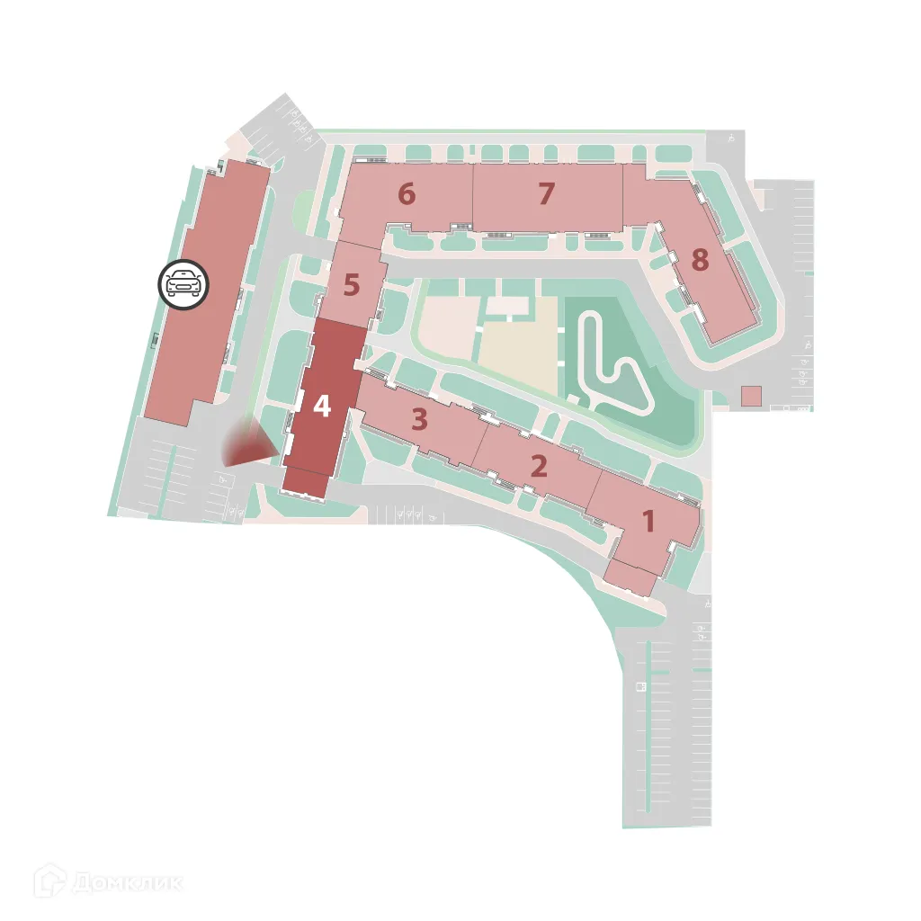 Планировка 1-комнатной квартиры 32.64 м² в ЖК "Полис ЛАВрики", г. Мурино — фото 3