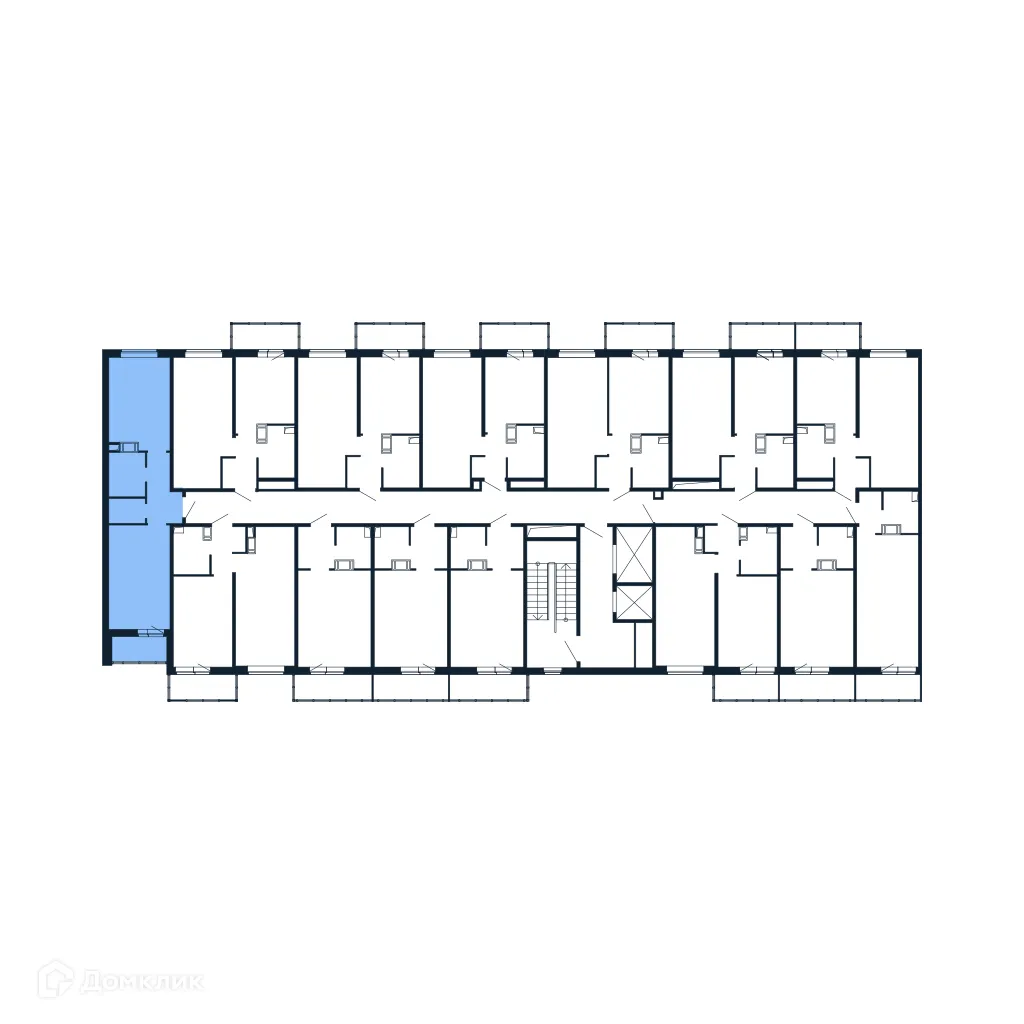Планировка 1-комнатной квартиры 37.2 м² в ЖК "Полис ЛАВрики", г. Мурино — фото 2