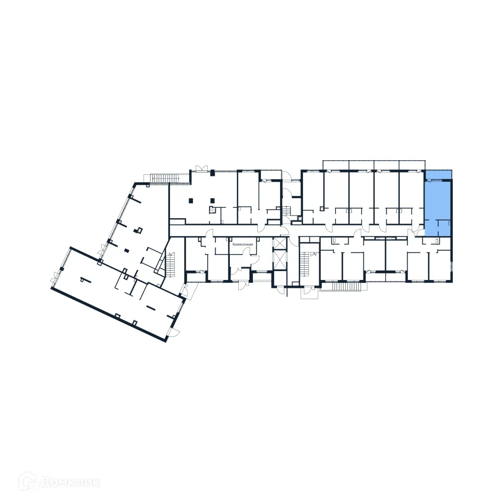 Планировка студии квартиры 28.82 м² в ЖК "Полис ЛАВрики", г. Мурино — фото 2