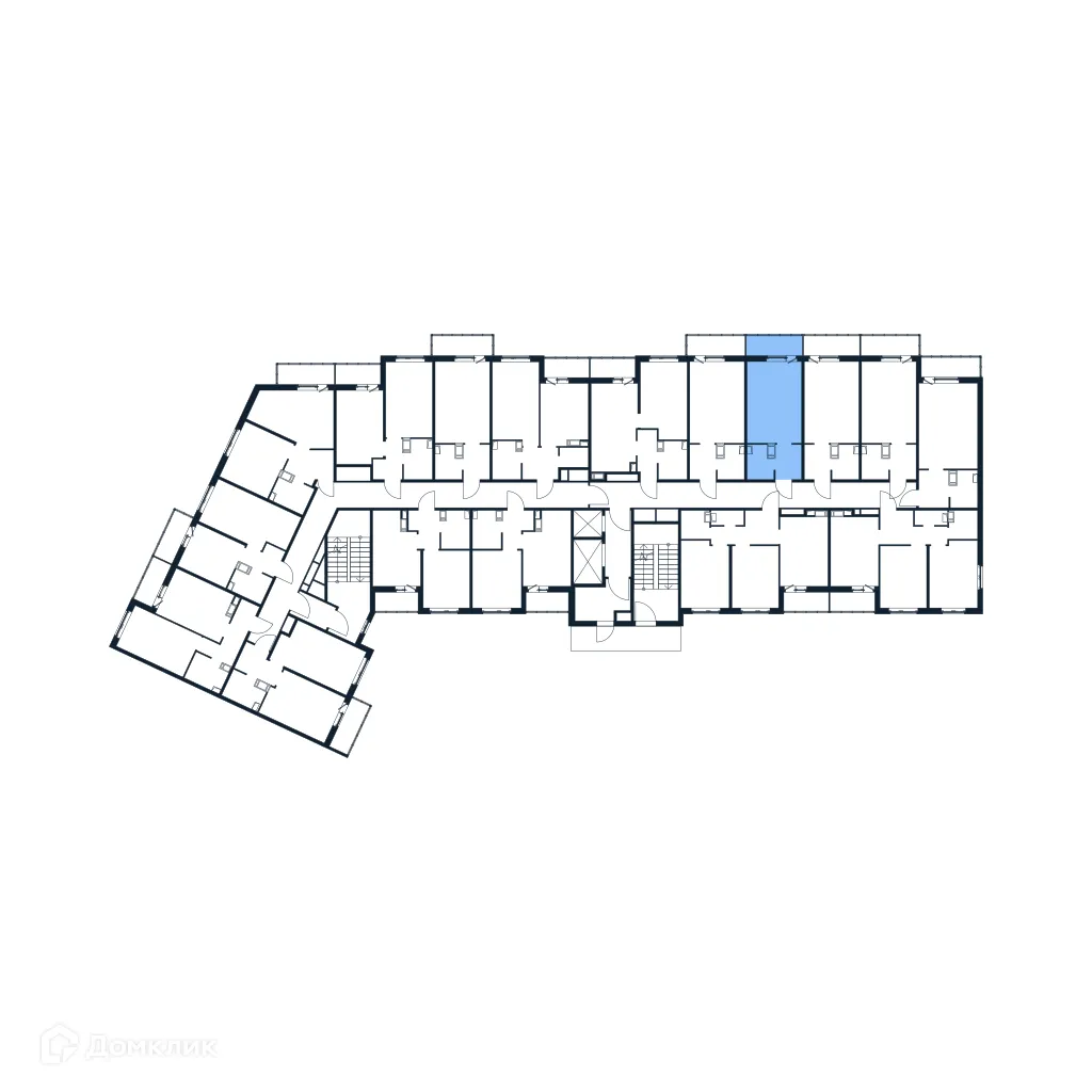 Планировка студии квартиры 24.28 м² в ЖК "Полис ЛАВрики", г. Мурино — фото 2