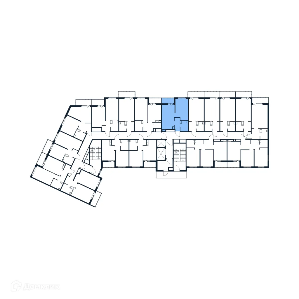 Планировка 1-комнатной квартиры 36.53 м² в ЖК "Полис ЛАВрики", г. Мурино — фото 2