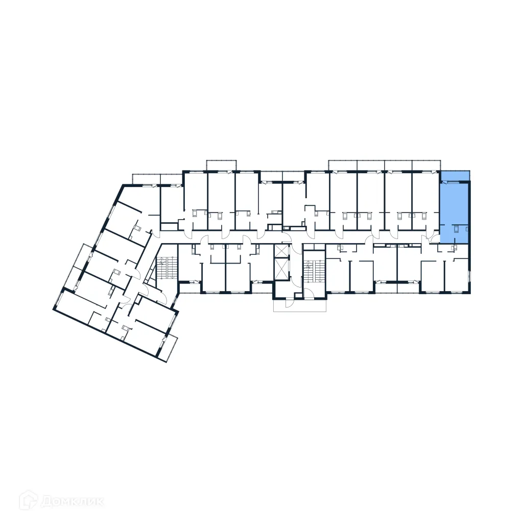 Планировка студии квартиры 28.43 м² в ЖК "Полис ЛАВрики", г. Мурино — фото 2