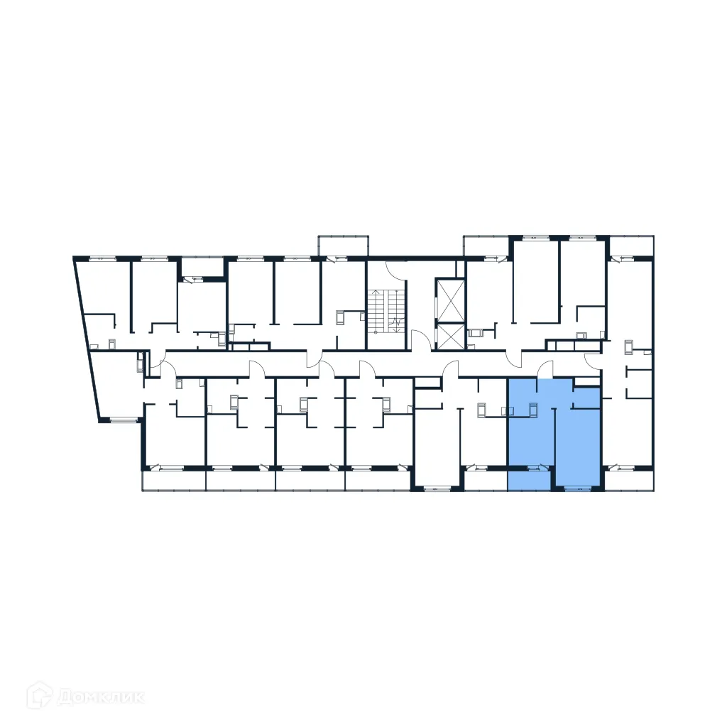 Планировка 1-комнатной квартиры 35.44 м² в ЖК "Полис ЛАВрики", г. Мурино — фото 2