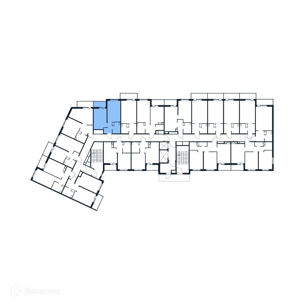 Планировка 1-комнатной квартиры 34.65 м² в ЖК "Полис ЛАВрики", г. Мурино — фото 2