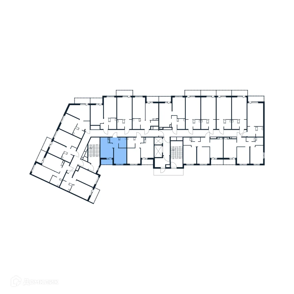 Планировка 1-комнатной квартиры 30.76 м² в ЖК "Полис ЛАВрики", г. Мурино — фото 2