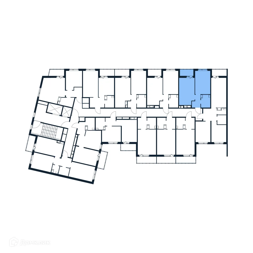 Планировка 1-комнатной квартиры 35.64 м² в ЖК "Полис ЛАВрики", г. Мурино — фото 2