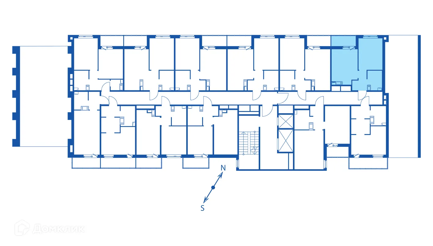 Планировка 1-комнатной квартиры 32.43 м² в ЖК "Полис ЛАВрики", г. Мурино — фото 4