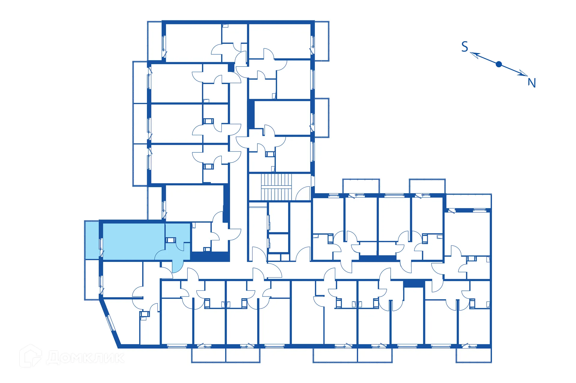 Планировка студии квартиры 25.68 м² в ЖК "Полис ЛАВрики", г. Мурино — фото 4