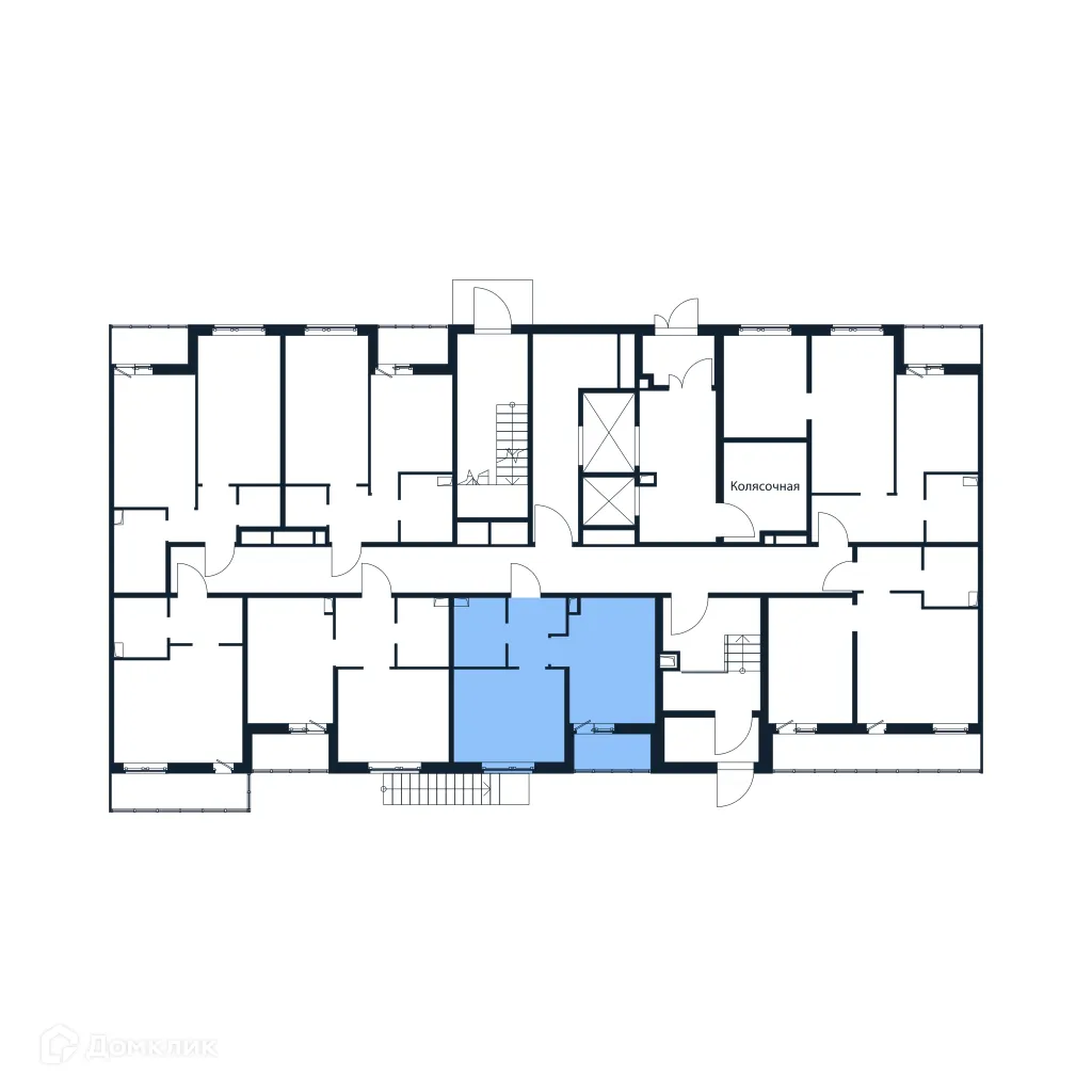 Планировка 1-комнатной квартиры 34.12 м² в ЖК "Полис ЛАВрики", г. Мурино — фото 2