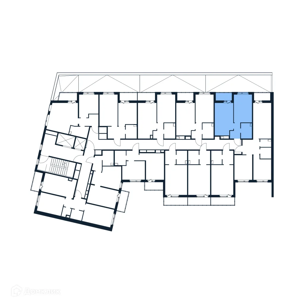 Планировка 1-комнатной квартиры 35.85 м² в ЖК "Полис ЛАВрики", г. Мурино — фото 2