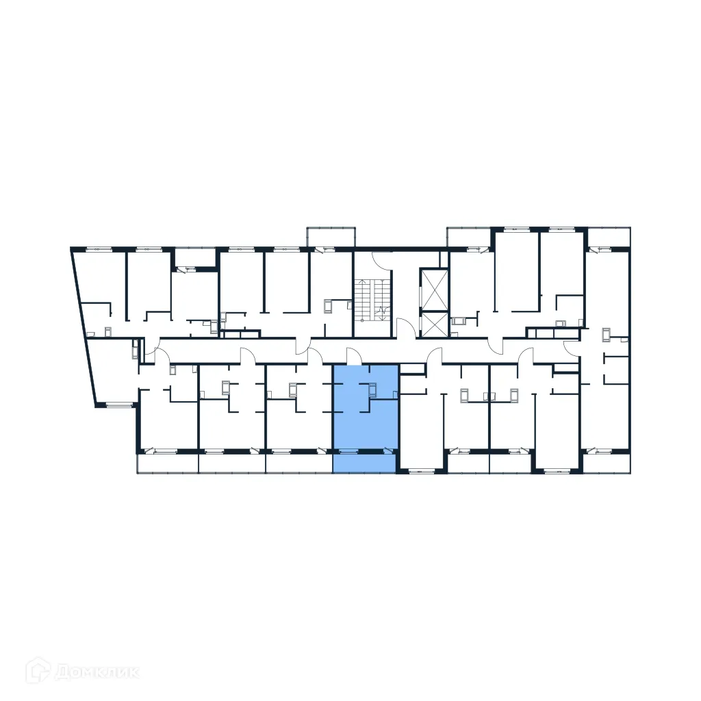 Планировка студии квартиры 25.12 м² в ЖК "Полис ЛАВрики", г. Мурино — фото 3