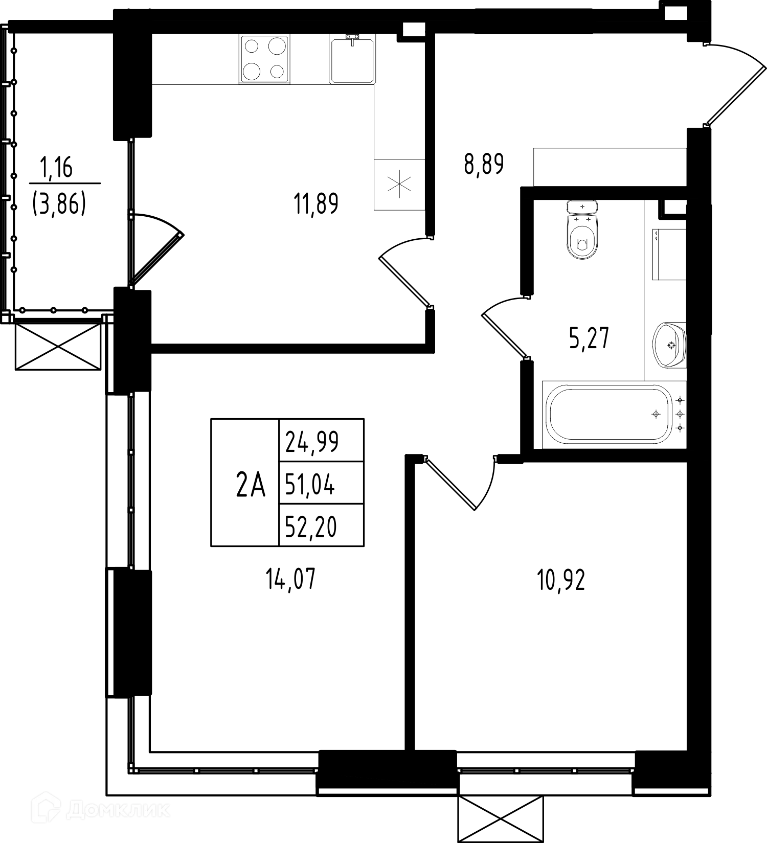 Фото квартиры в ЖК Династия