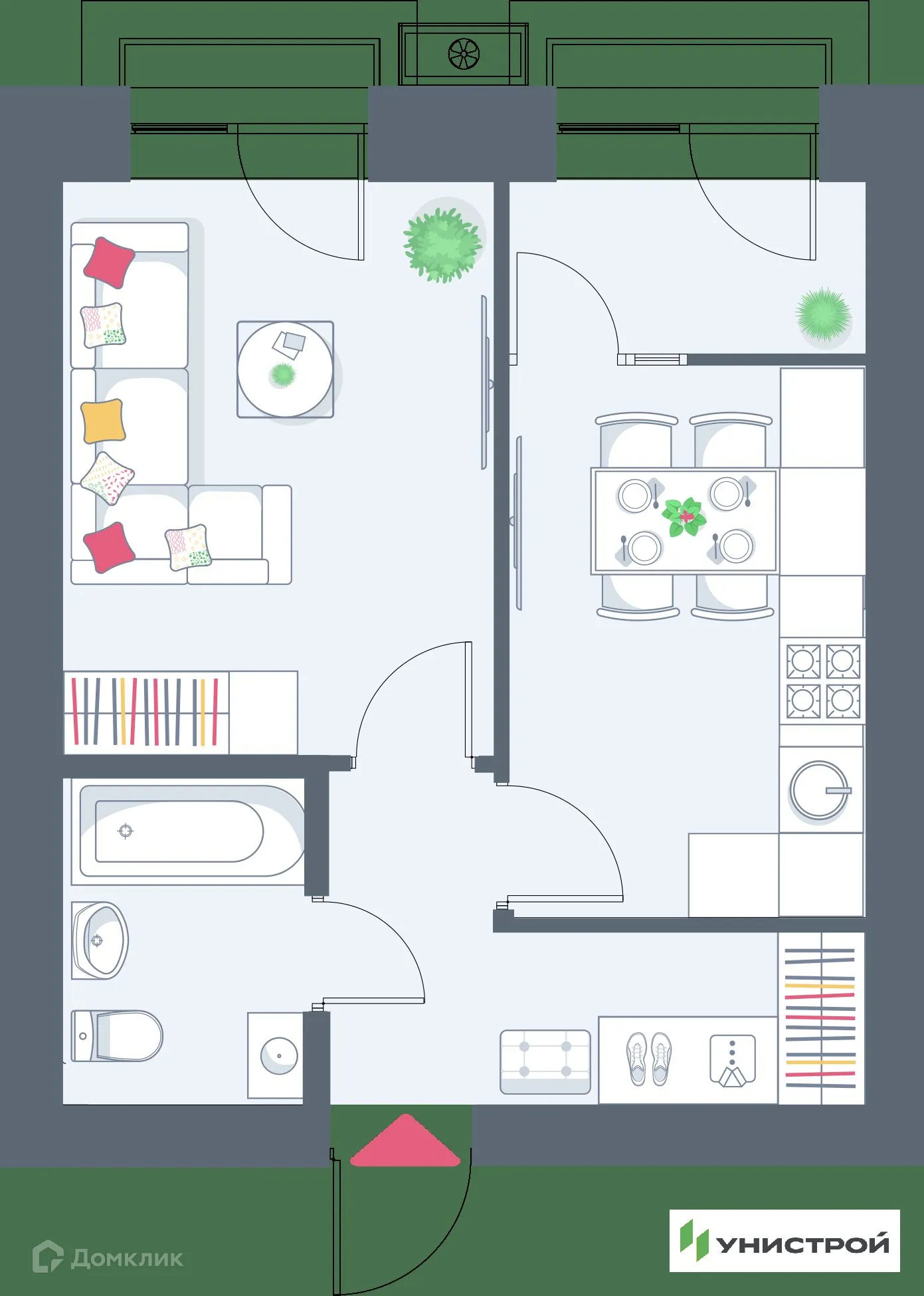 Фото квартиры в ЖК Весна-2