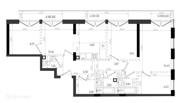 Фото квартиры в ЖК "Яналиф"