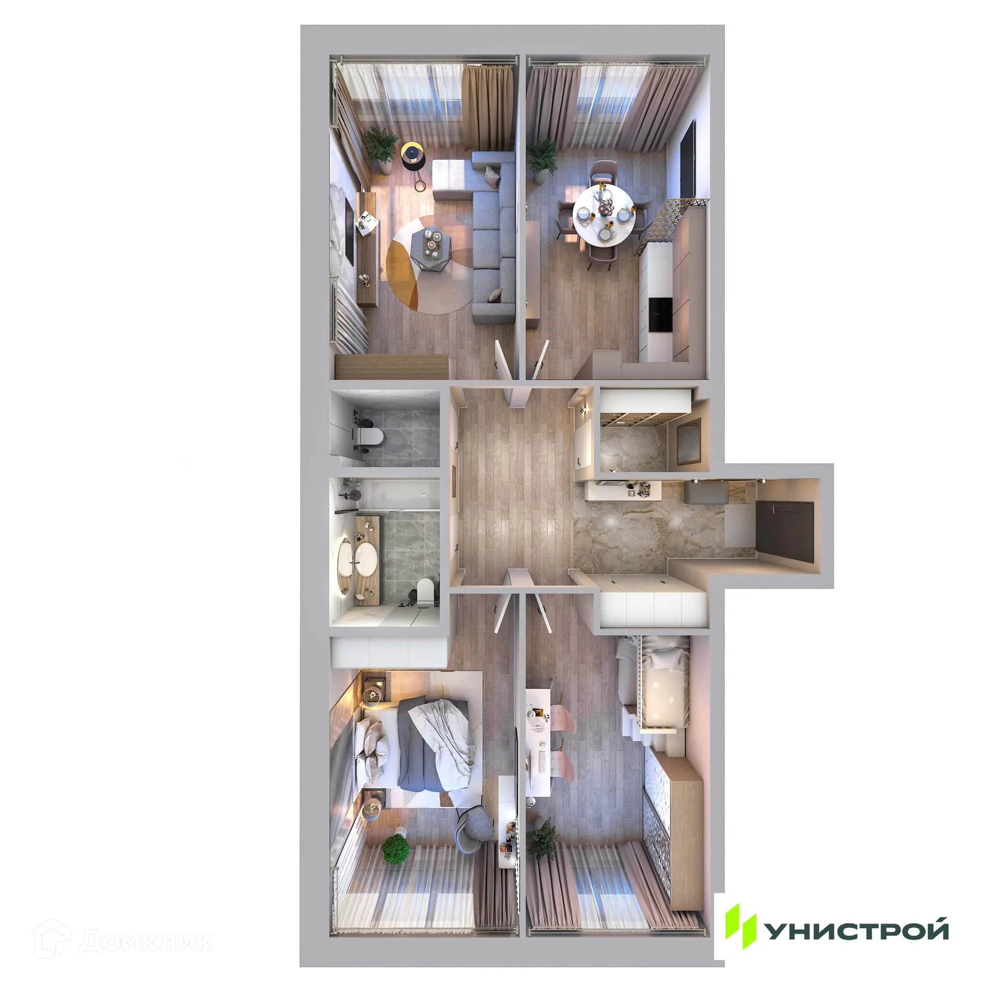 Фото квартиры в ЖК Дом по ул.Н.Ершова