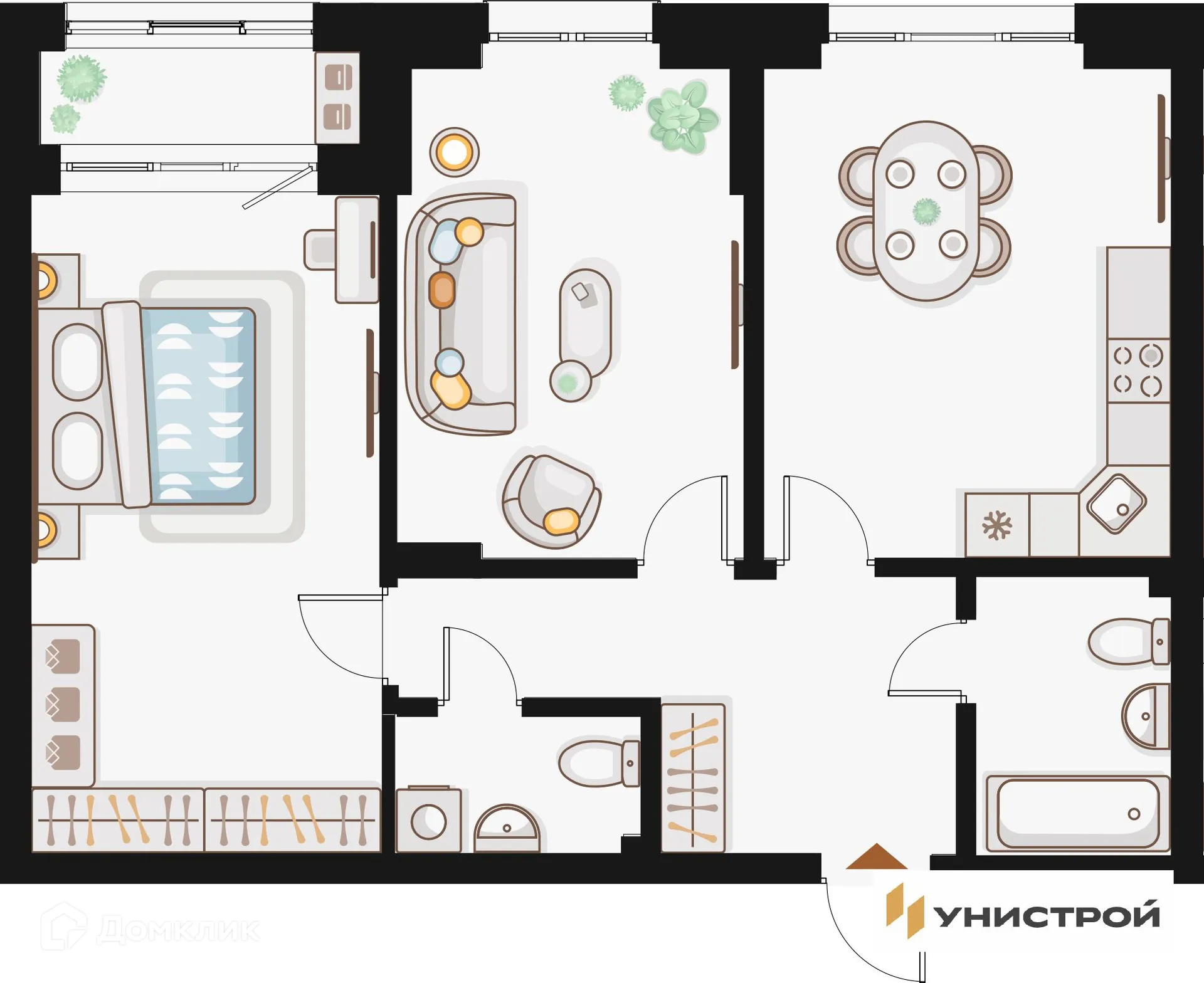 Фото квартиры в ЖК по ул. Кулагина