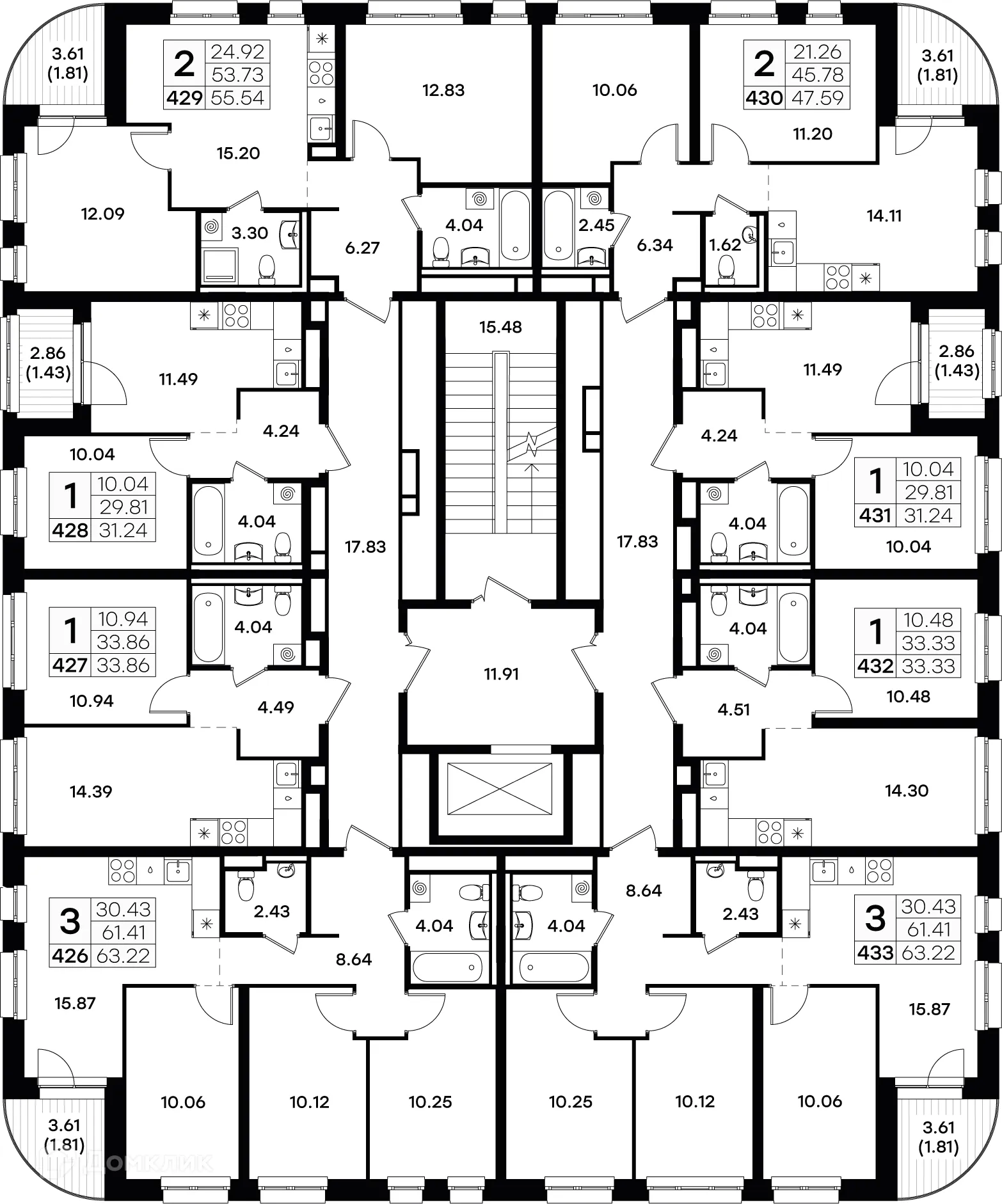 Фото квартиры в ЖК GloraX Экосити