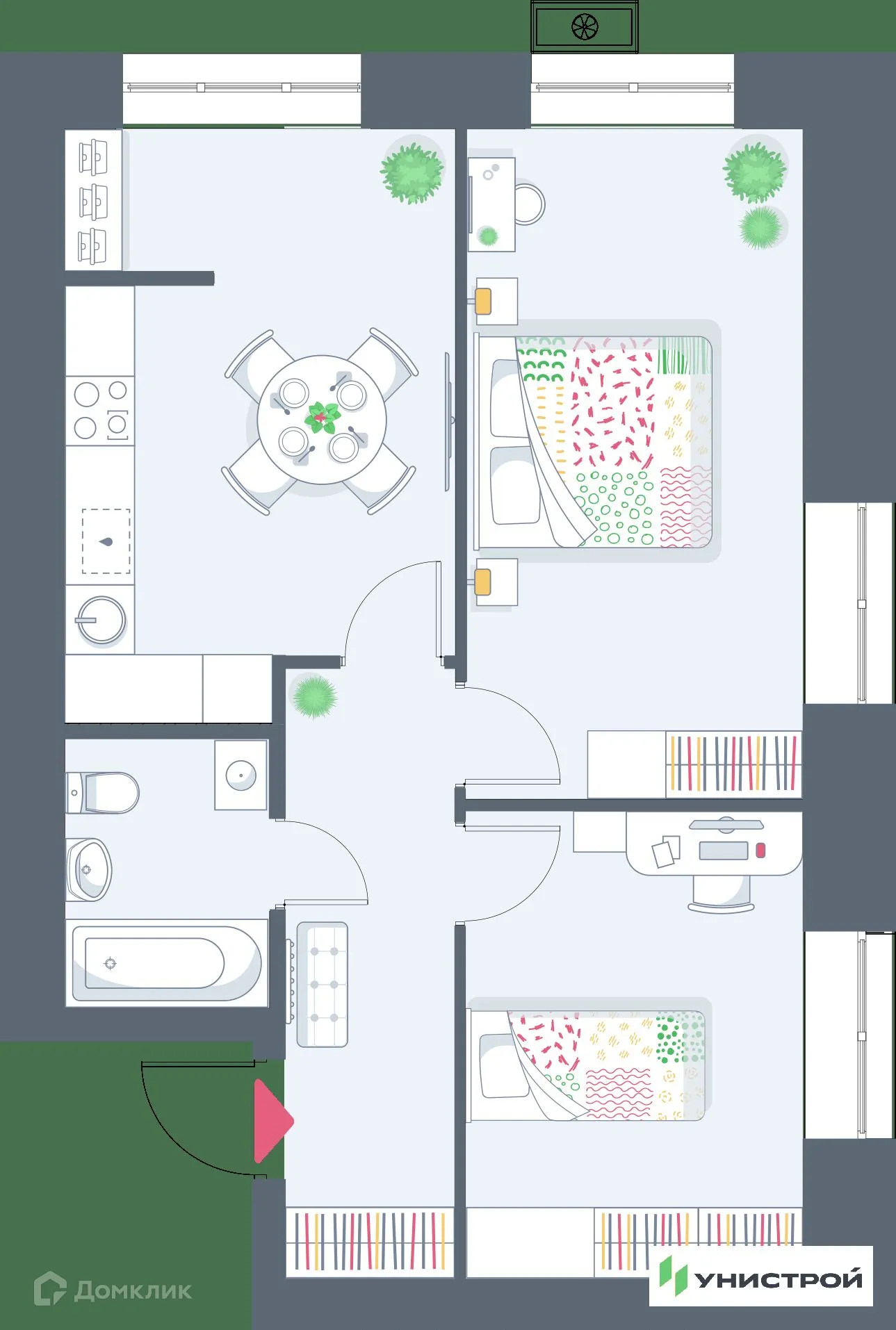 Фото квартиры в ЖК Весна-2