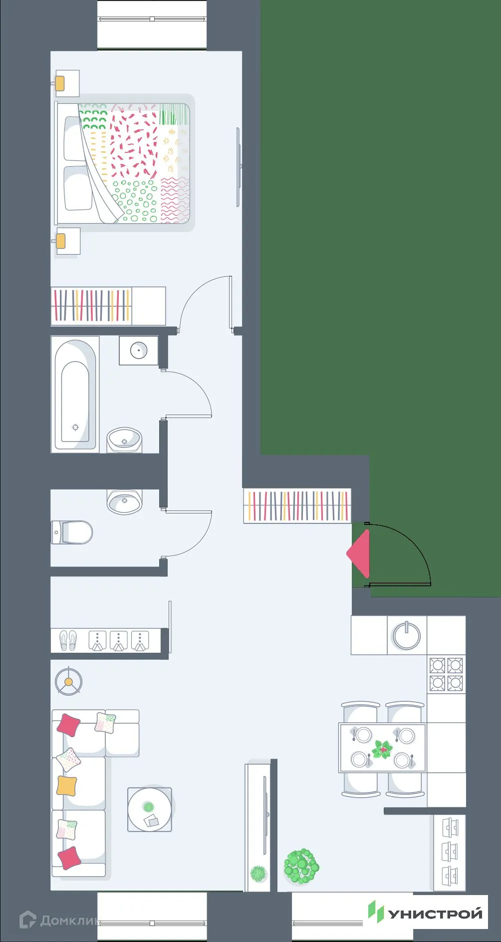 Фото квартиры в ЖК Весна-2