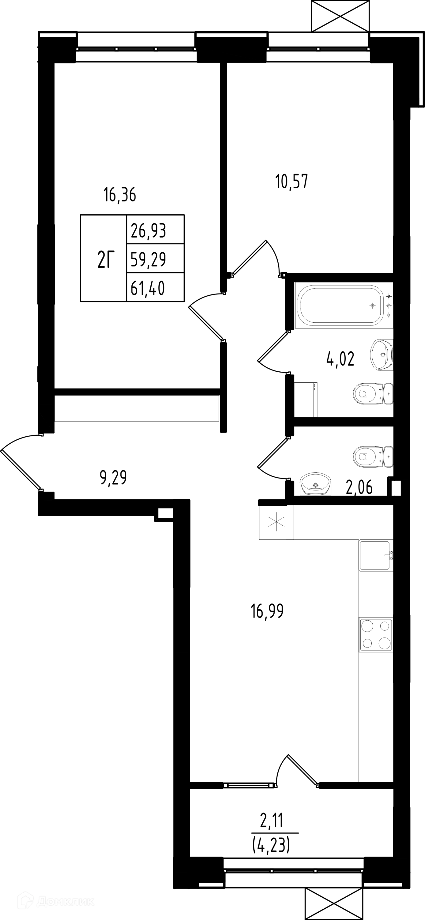 Фото квартиры в ЖК Династия