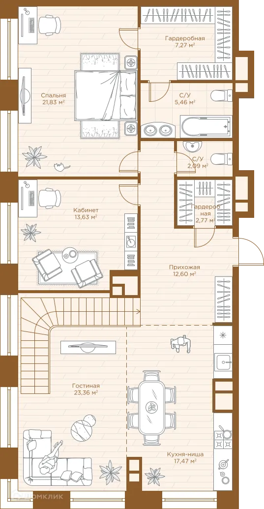 Фото квартиры в ЖК Savin Premier (ЖК Савин Премьер)