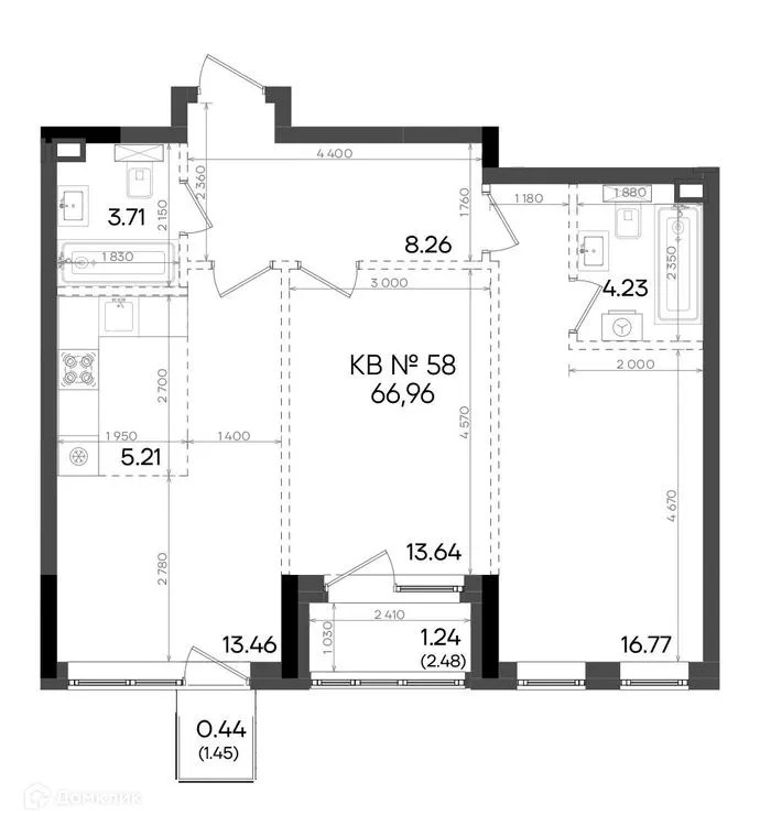Фото квартиры в ЖК Адали