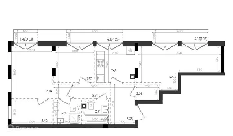 Фото квартиры в ЖК "Яналиф"
