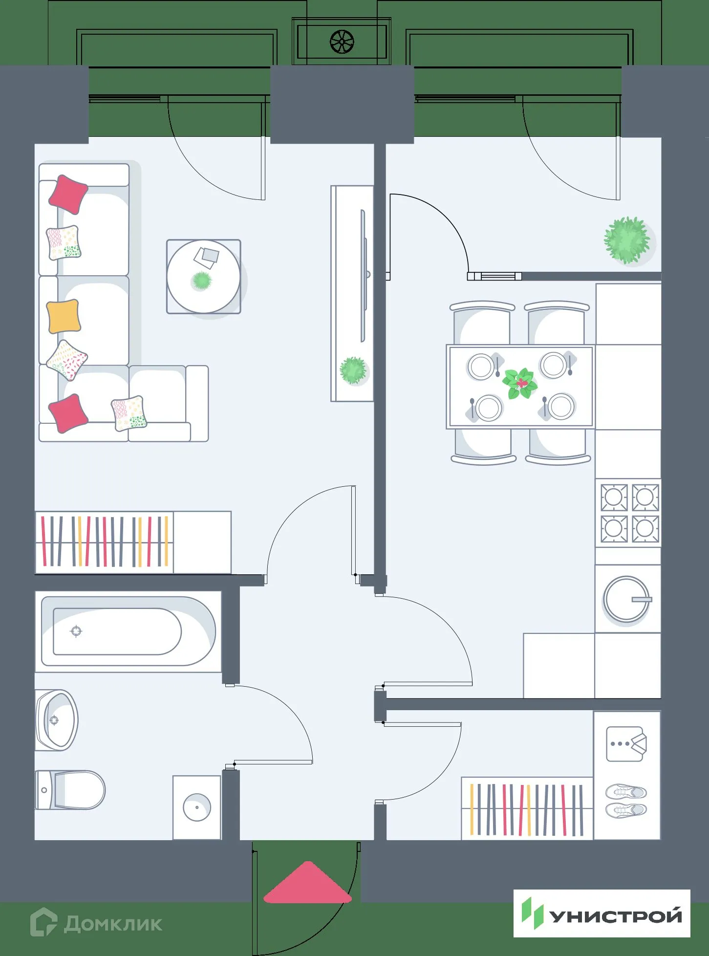 Фото квартиры в ЖК Весна-2
