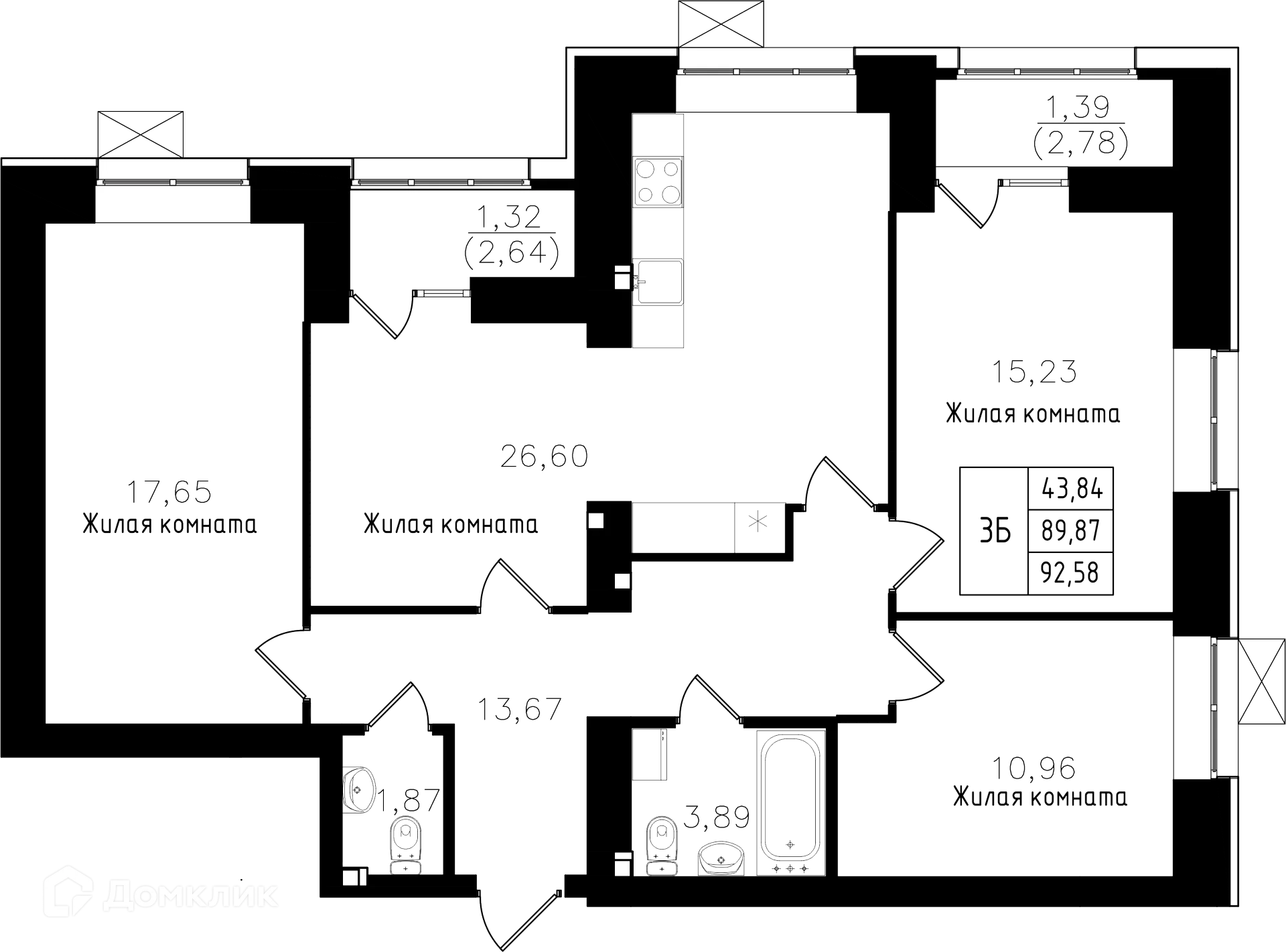 Фото квартиры в ЖК Династия