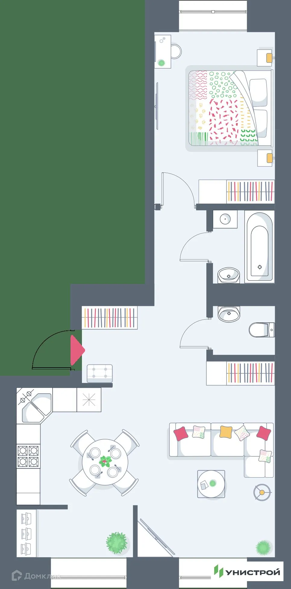 Фото квартиры в ЖК Весна-2