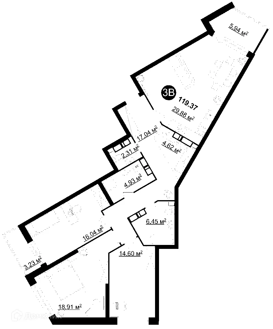 Фото квартиры в ЖК Жилой комплекс ЛЕГЕНДА