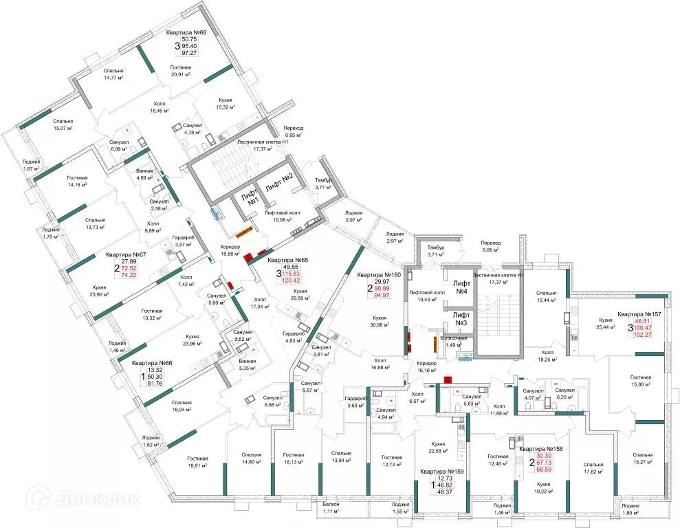 Фото квартиры в ЖК Жилой комплекс ЛЕГЕНДА