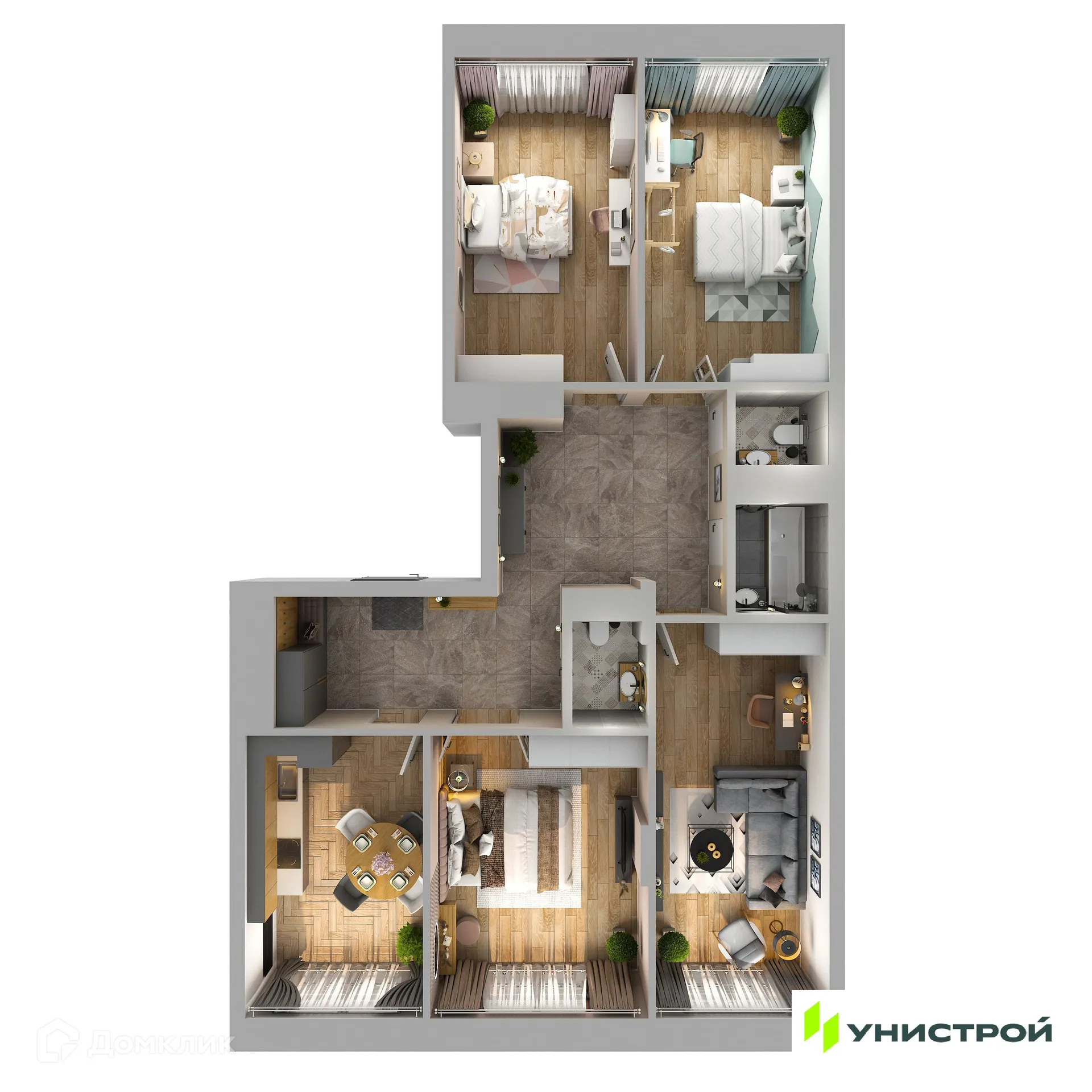 Фото квартиры в ЖК UNO (УНО)