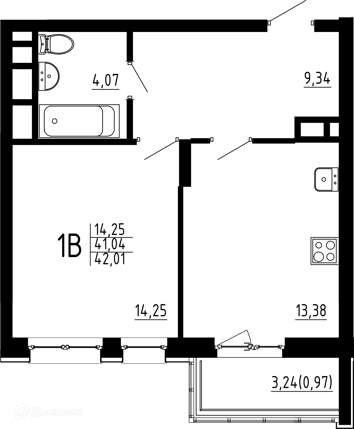 Фото квартиры в ЖК Притяжение