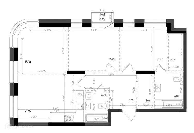 Фото квартиры в ЖК Минтимер