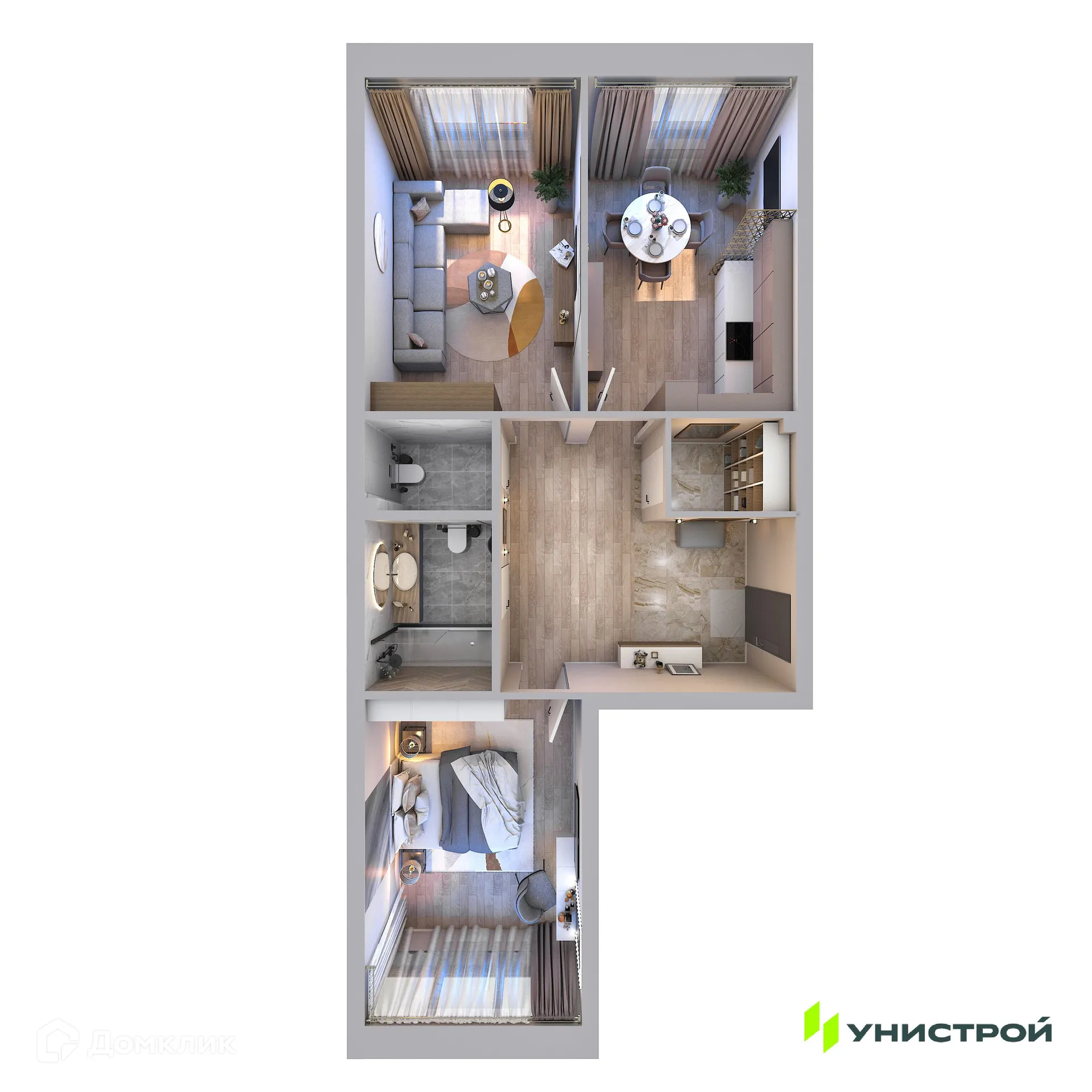 Фото квартиры в ЖК Дом по ул.Н.Ершова