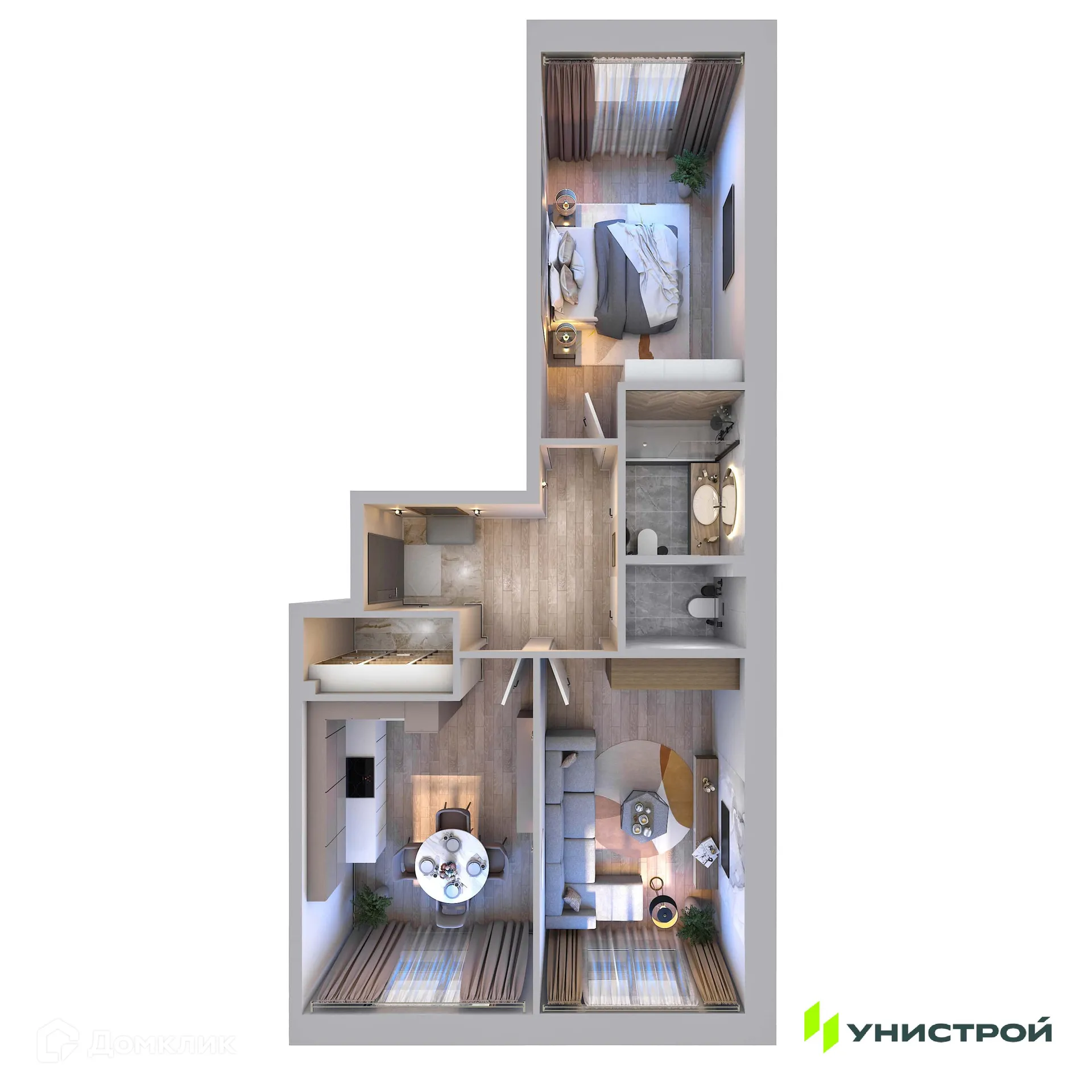 Фото квартиры в ЖК Дом по ул.Н.Ершова