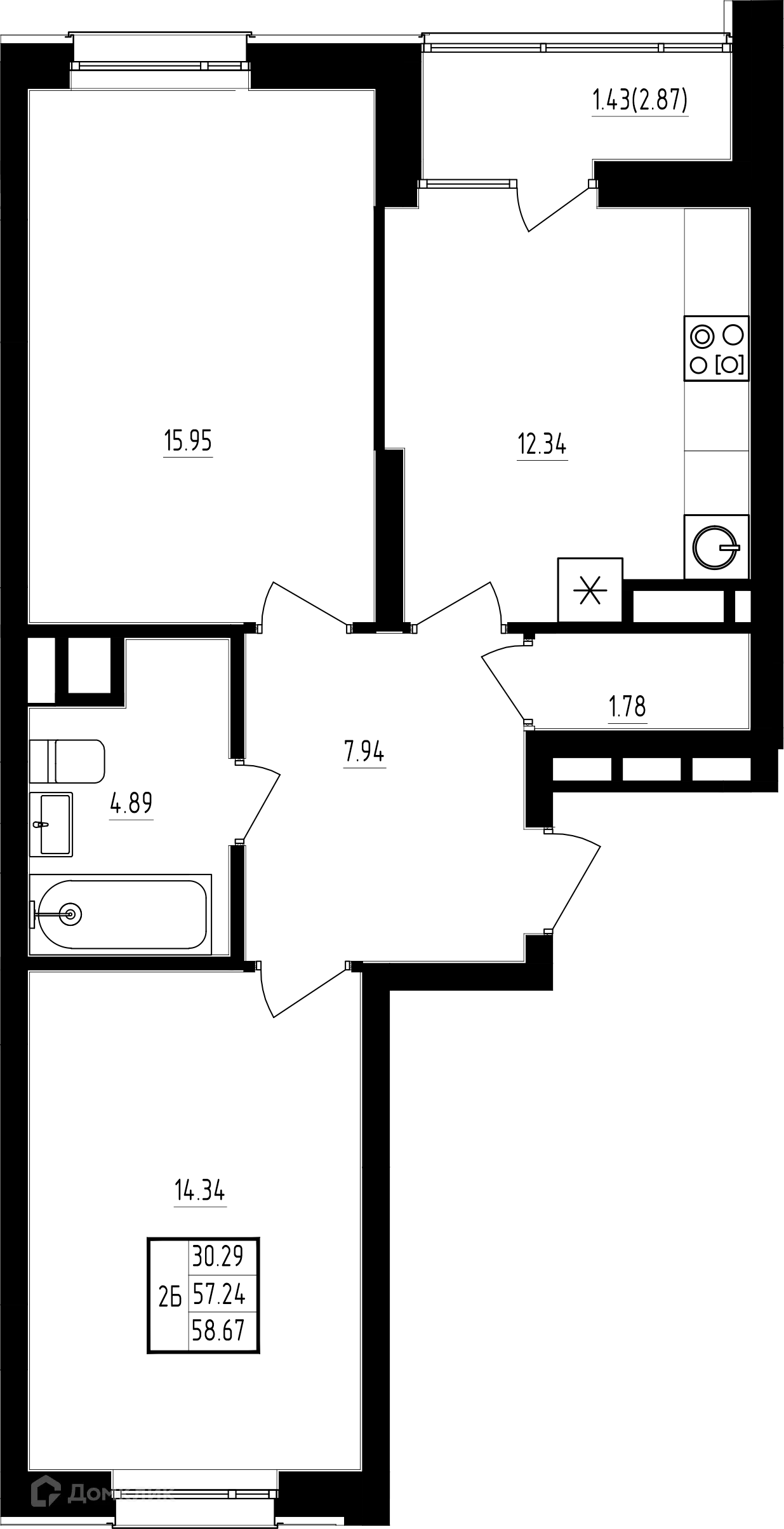 Фото квартиры в ЖК"Мечта"