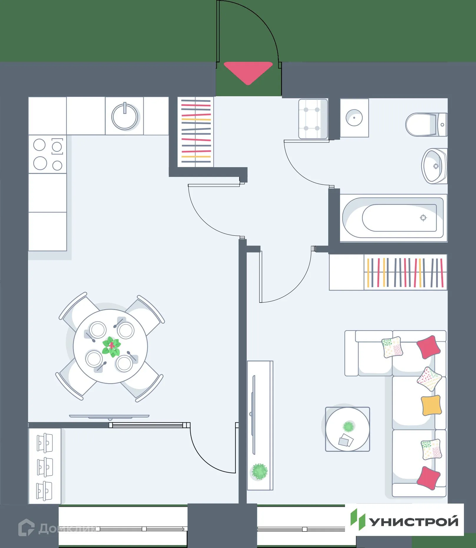 Фото квартиры в ЖК Весна-2